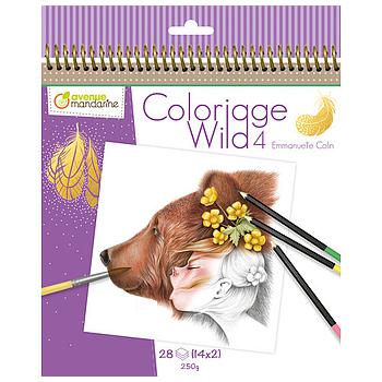 album da colorare Wild 4 Emmanuelle Colin