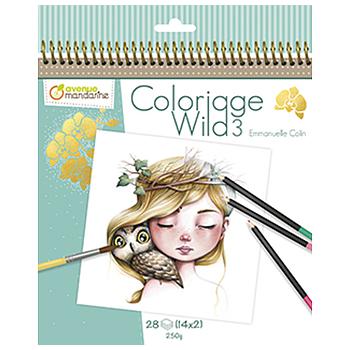 album da colorare Wild 3 - Emmanuelle Colin