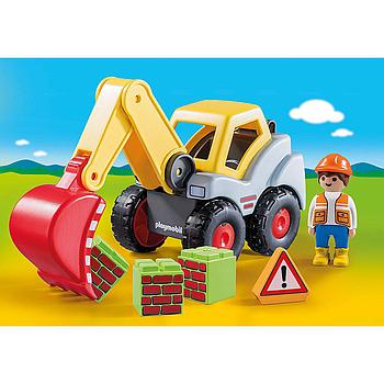 escavatore 1.2.3. playmobil