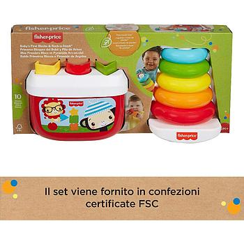 Set piramide 5 anelli e gioco dei blocchi