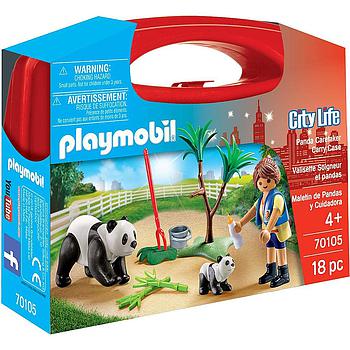 Playmobil City Life Panda e custode Valigetta