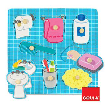 Puzzle legno bagno bimbi
