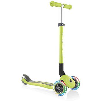 Monopattino Primo Foldable Lights - Lime Green