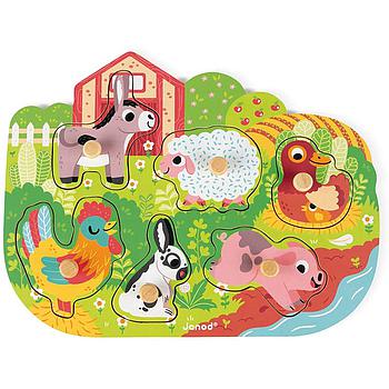 Puzzle Happy - Fattoria 6 pezzi