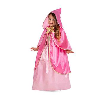 Mantello principessa rosa in rasetto