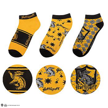 Set 3 paia di calzetti bassi Tassorosso- Harry Potter