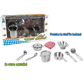 Pentole in acciaio set gourmet