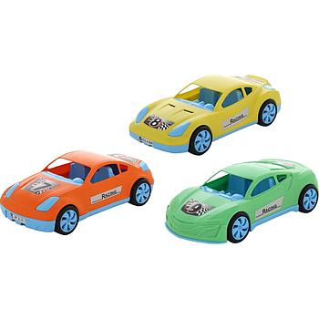 auto da corsa in plastica