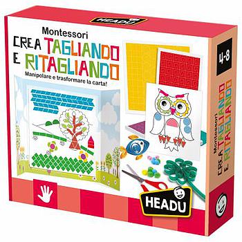Crea tagliando e ritagliando Montessori