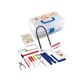 set traforo e attrezzi in valigetta Pebaro