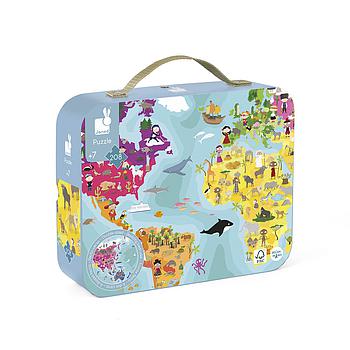puzzle fronte e retro pianeta blu 208pz