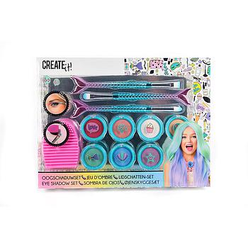 Set ombretti con pennelli sirena