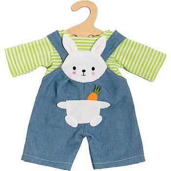 Salopette con maglia coniglietto