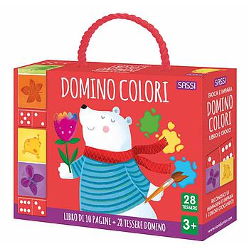 libro gioco e impara. Domino Colori