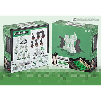 Scacchiera Eroi contro mostri Minecraft