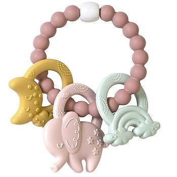 Massaggia gengive ele-fun rosa