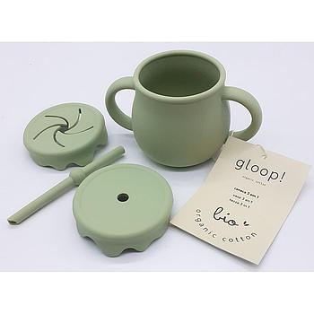Tazza bicchiere in silicone 3 in 1 Oliver