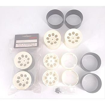 set 3 coppie cerchi per pneumatici a basso profilo 1/10 Kyosho