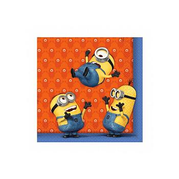 Tovagliolo 33 x 33 cm Minions 20 pz
