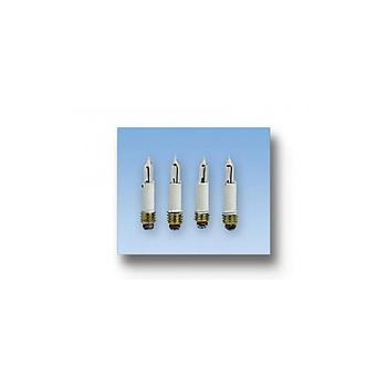 4 mini lampadine a forma di candela
