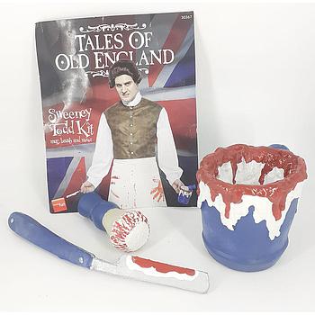 set da barbiere insanguinato halloween