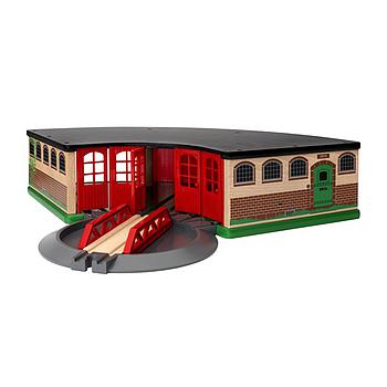 grande deposito treni rotondo