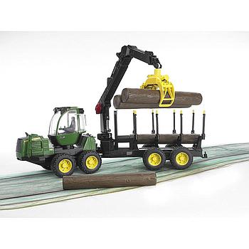 john deere 1210E trasporto tronchi
