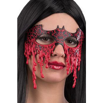 maschera pipistrello con sangue