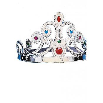 corona argento in plastica